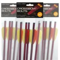 Anglo Arms Crossbow Bolts - 16" Aluminium Pack of 5pcs